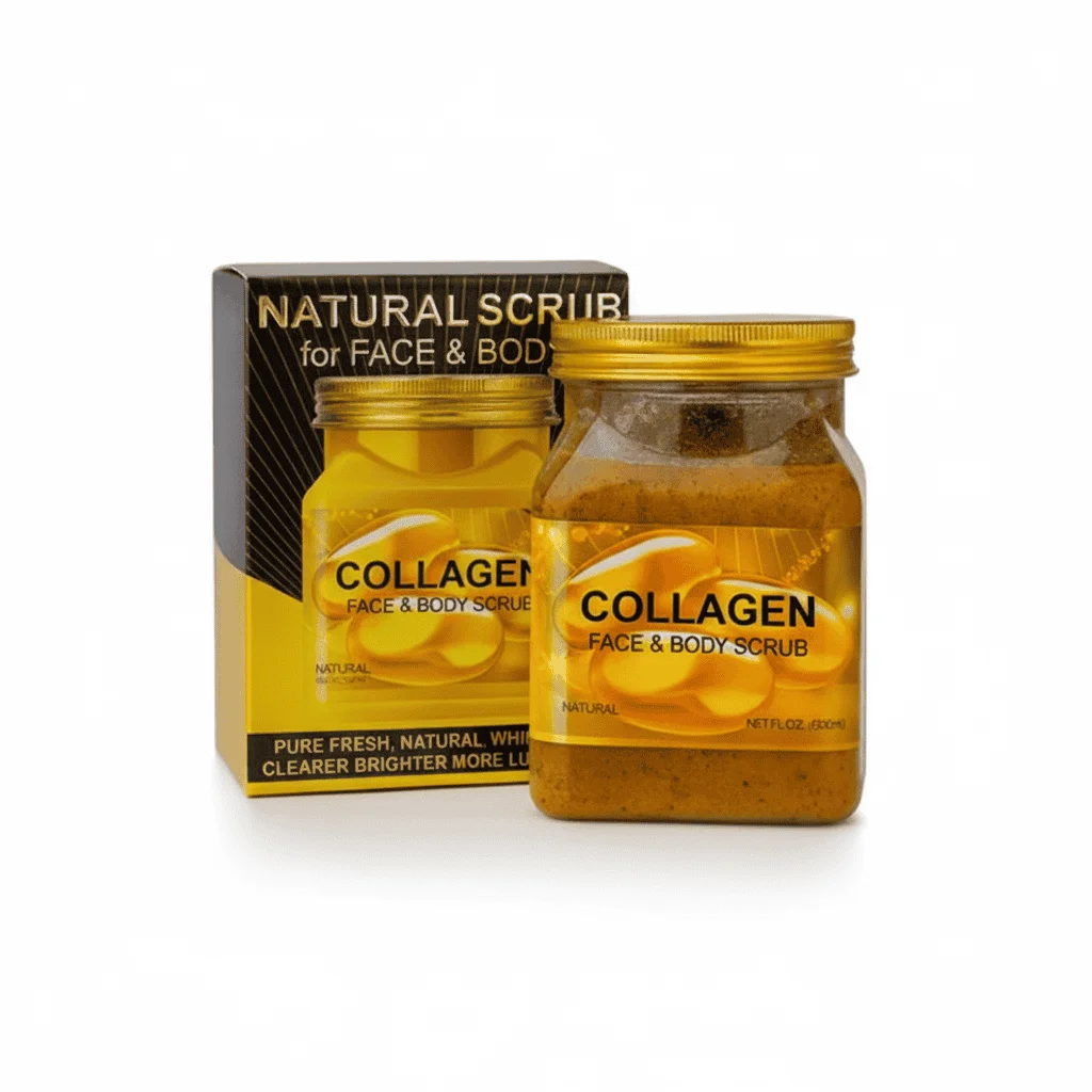 Exfoliant Natural cu Colagen, 500 ml