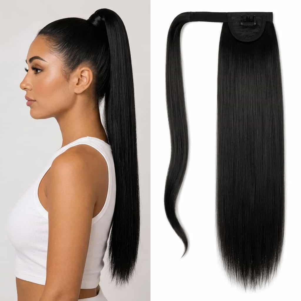Extensie coadă de cal, dreaptă, 60 cm