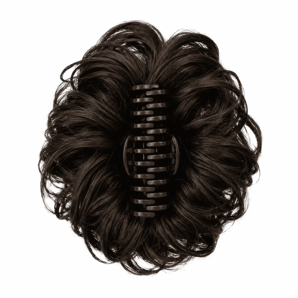 Extensie de par sintetica, Dark Brown, Stil 3