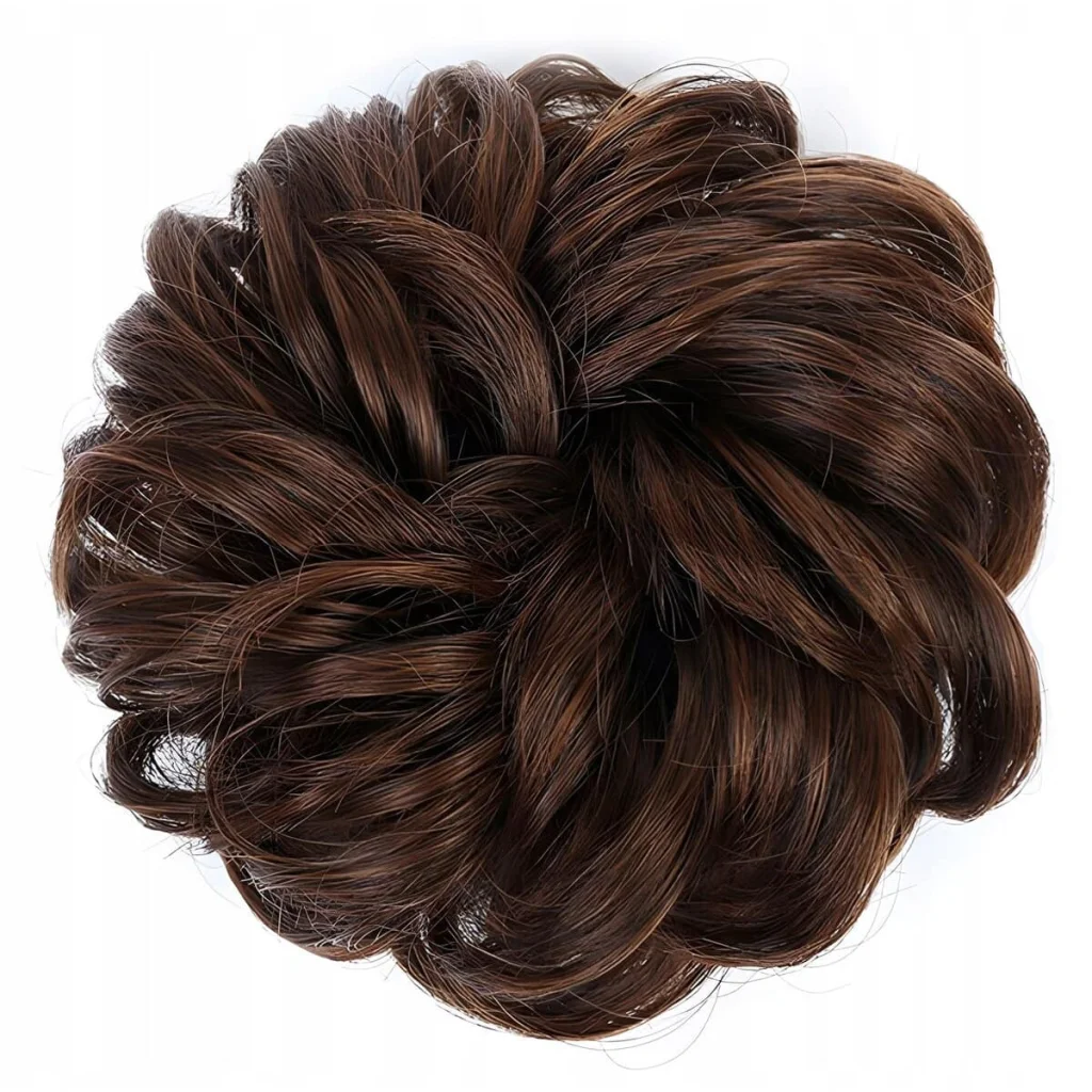 Extensie de par sintetica, Brown, Stil 6 - imagine 3