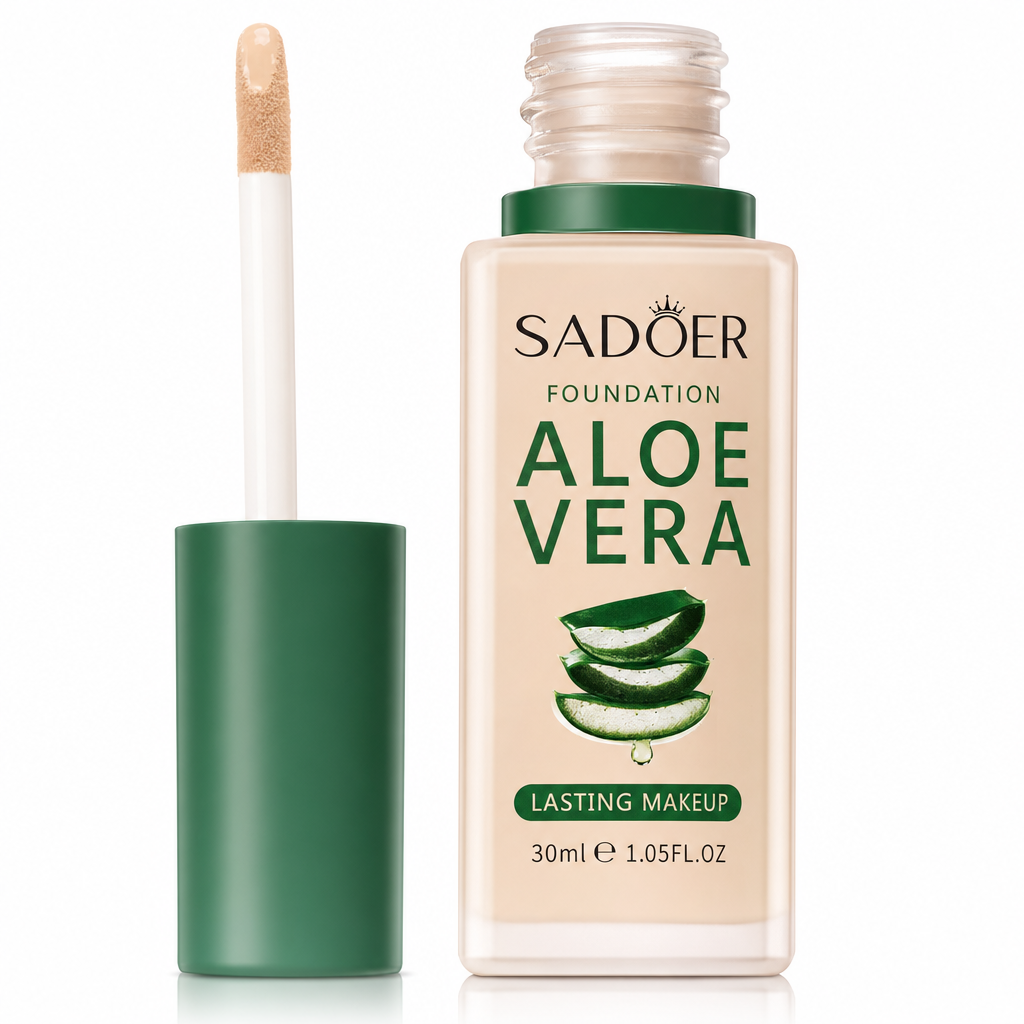 Fond de ten lichid cu aloe vera, Sadoer, 30 ml - imagine 4