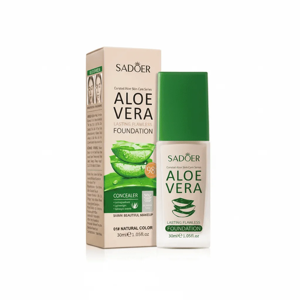 Fond de ten lichid cu aloe vera, Sadoer, 30 ml