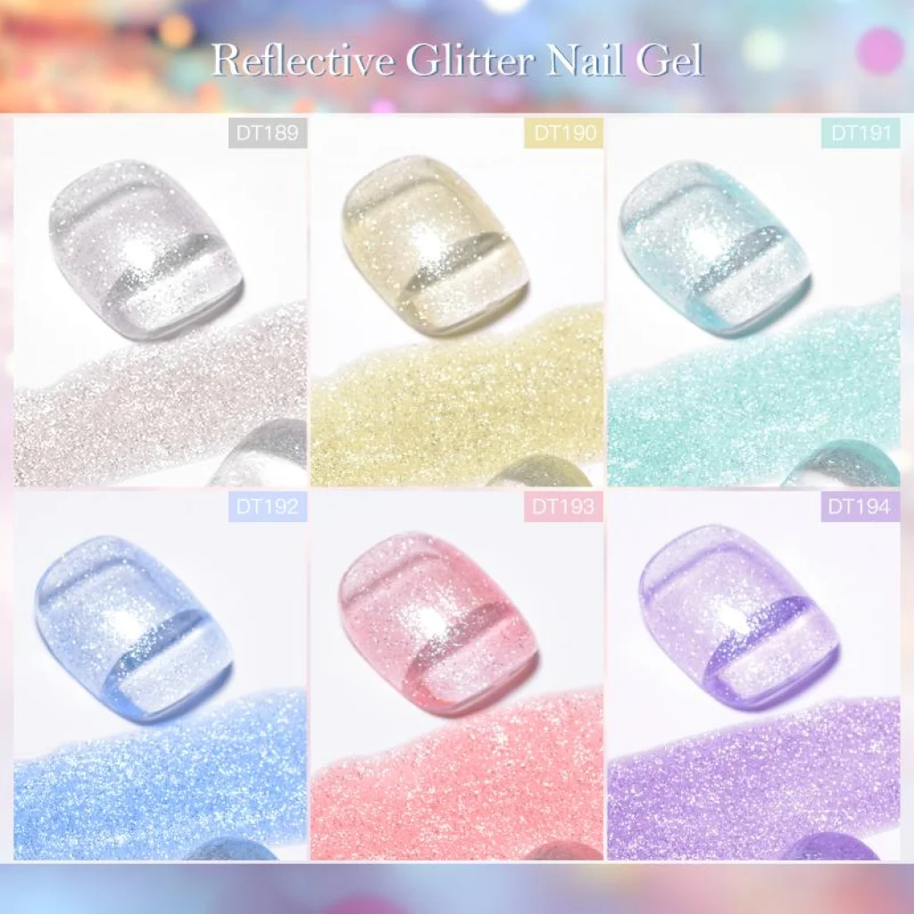 Gel UV, LED Reflective si Glitter Base, 7 ml - imagine 2