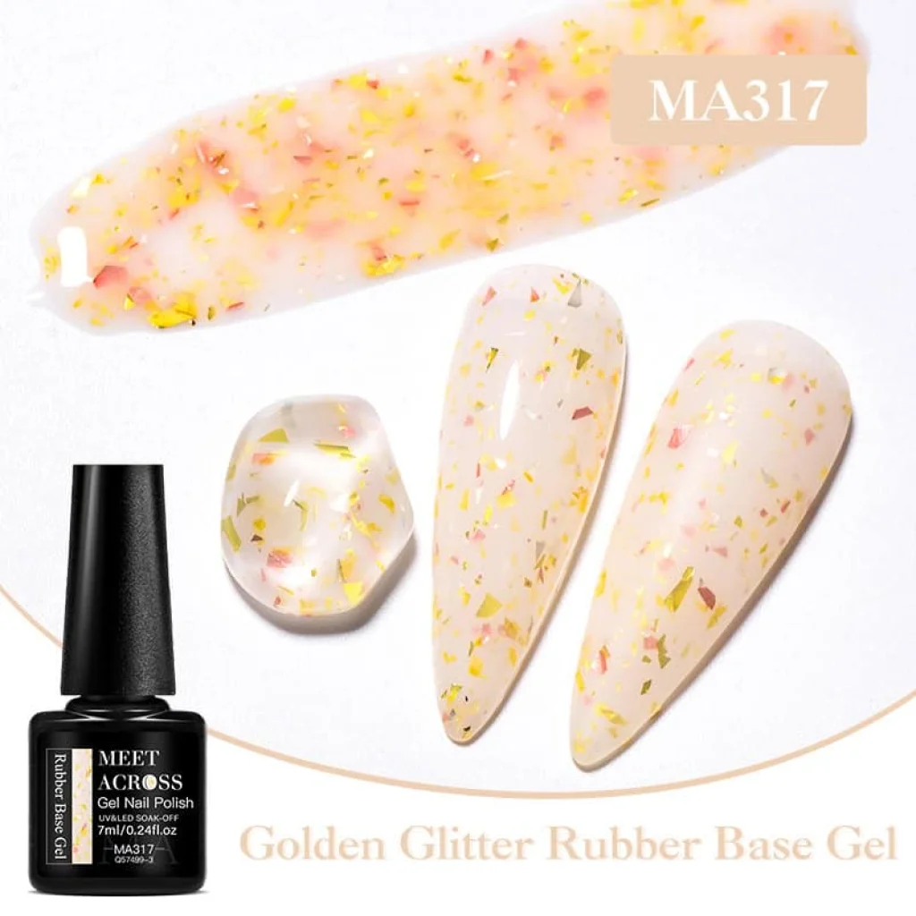 Gel UV, LED Reflective si Glitter Base, 7 ml - imagine 7