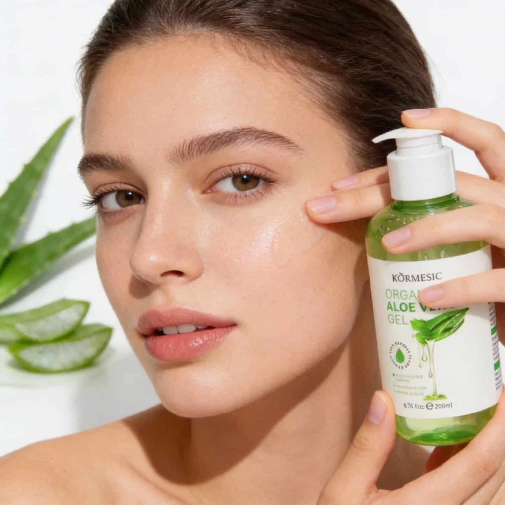 Gel calmant cu aloe vera organică, Kormesic, 200 ml - imagine 2
