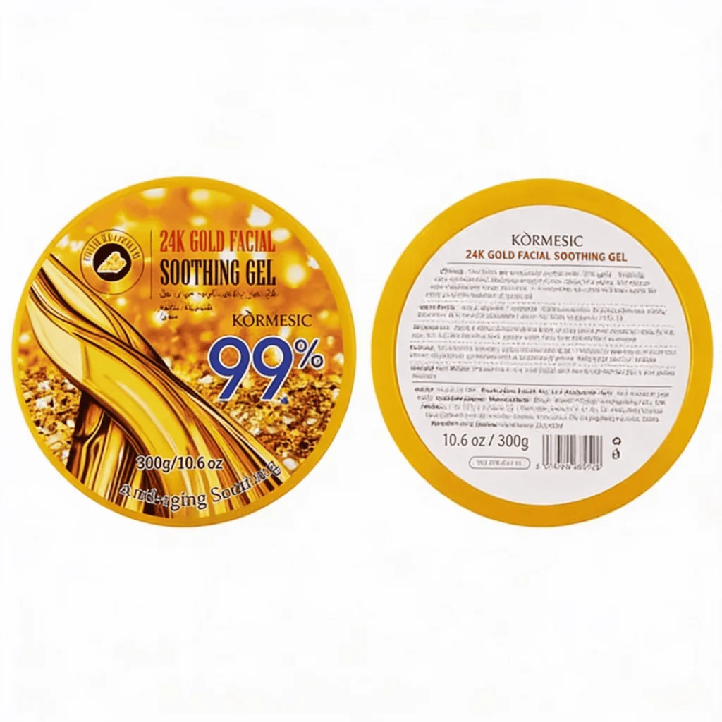 Gel calmant cu aur 24K, Kormesic, 300 g