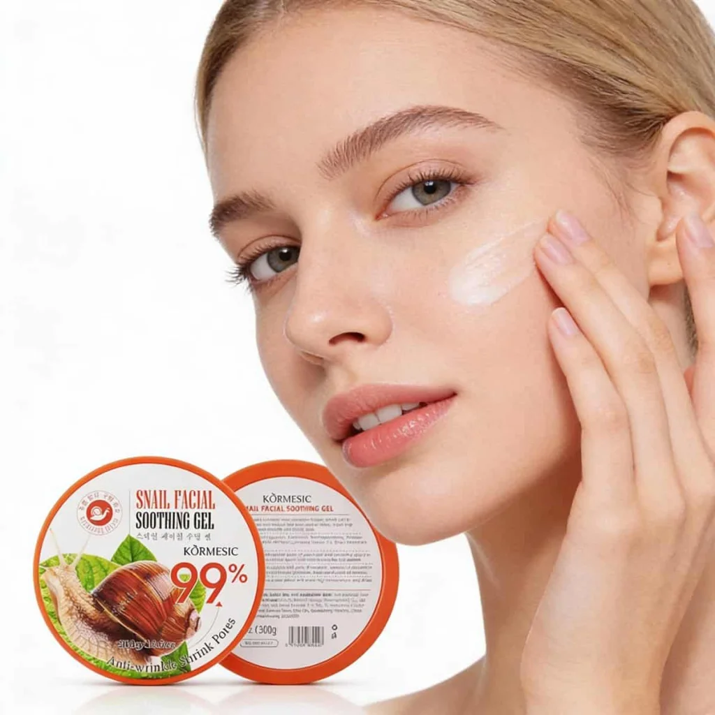 Gel calmant cu extract de melc, Kormesic, 300 g - imagine 4