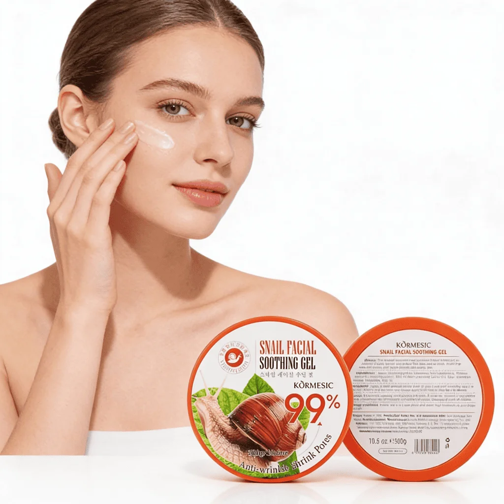 Gel calmant cu extract de melc, Kormesic, 300 g - imagine 3