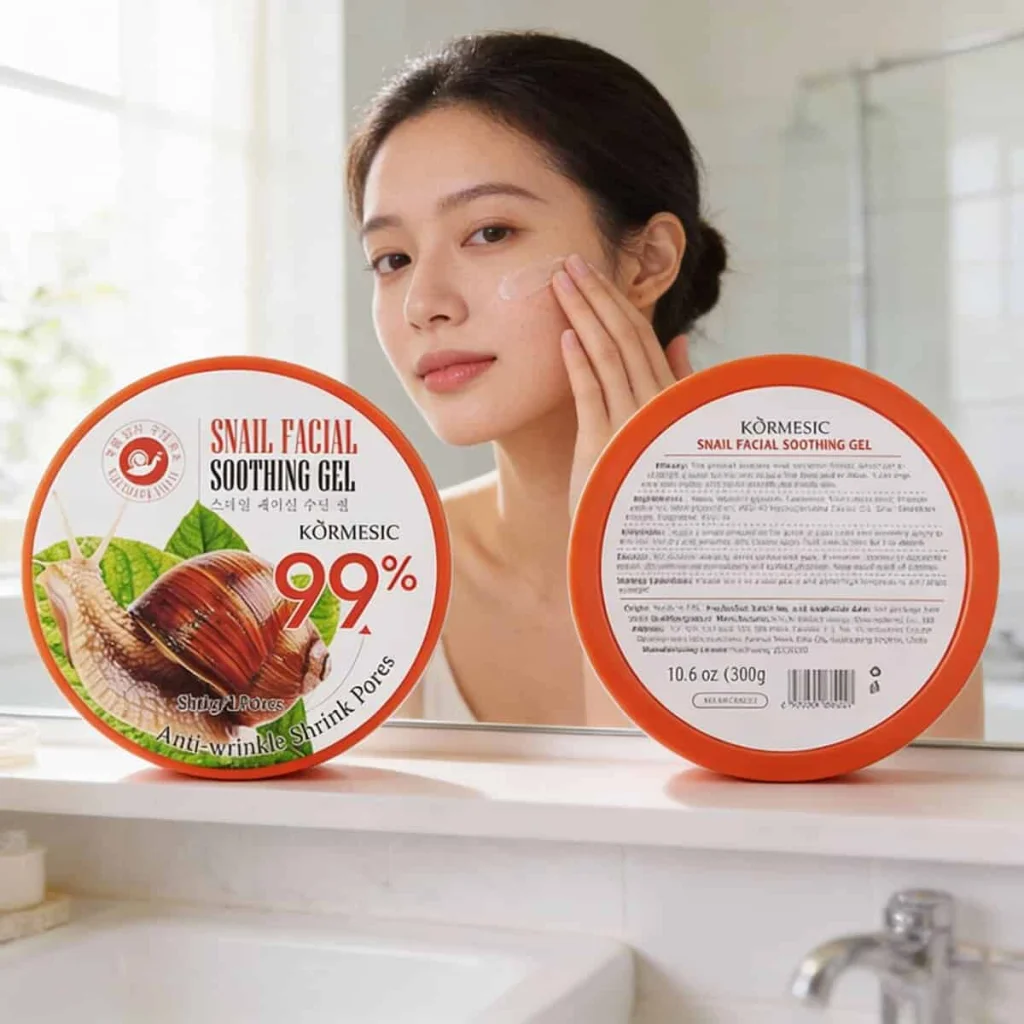Gel calmant cu extract de melc, Kormesic, 300 g - imagine 2