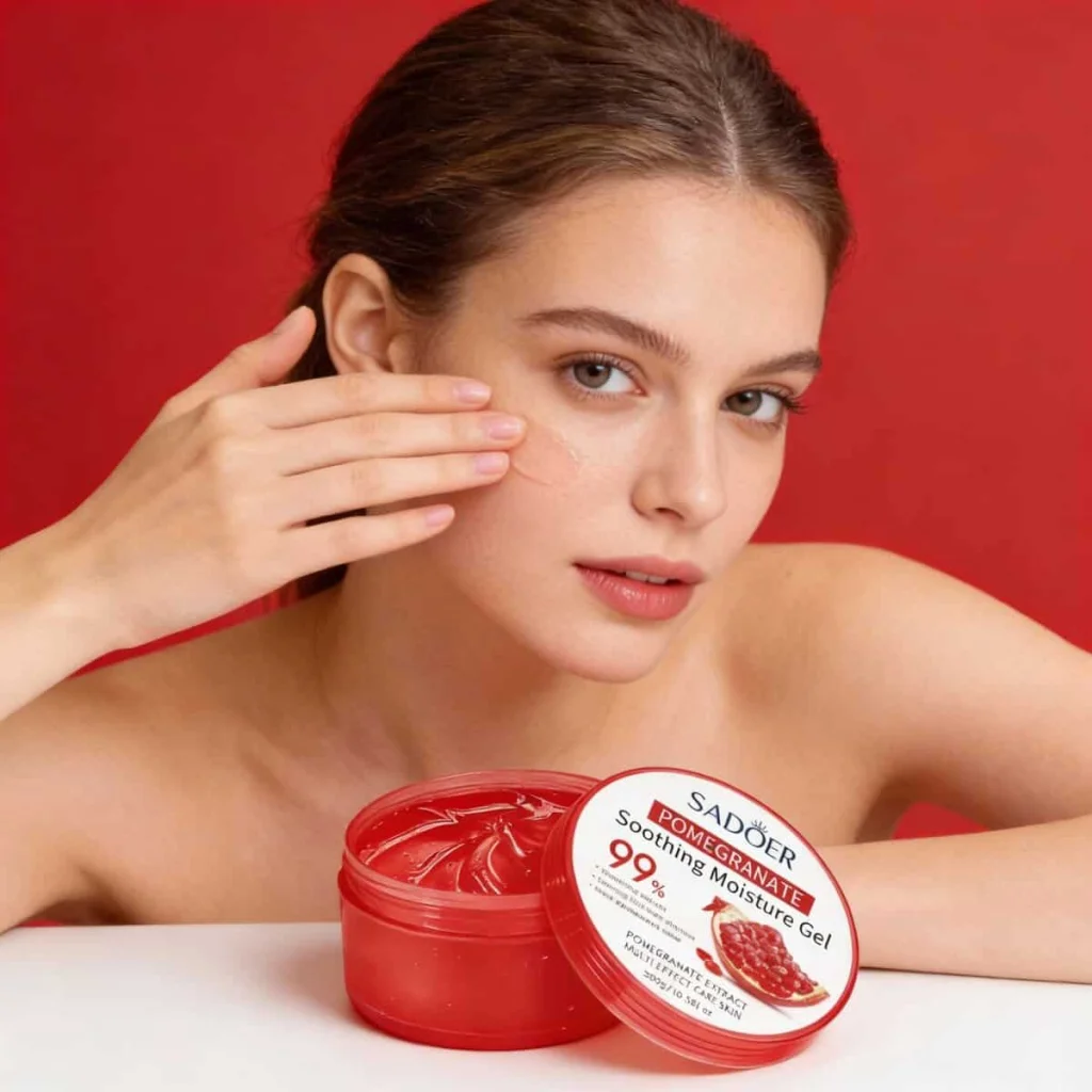 Gel calmant hidratant cu rodie, Sadoer, 300 g - imagine 4