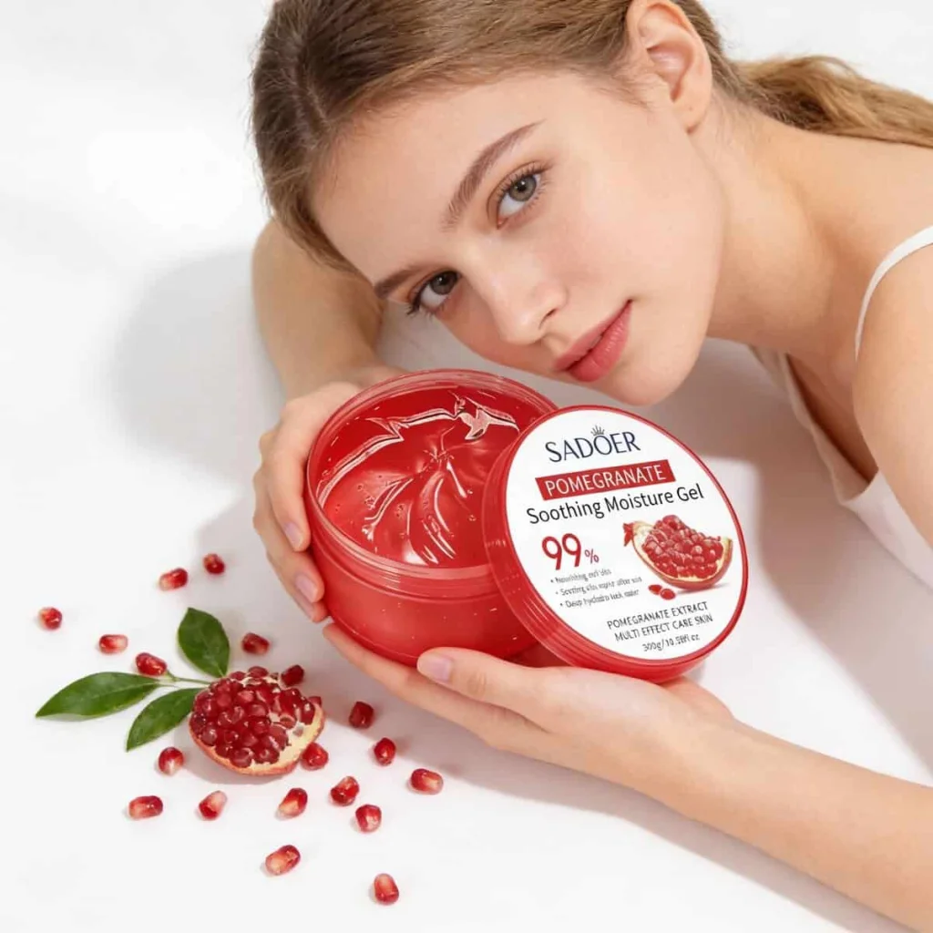 Gel calmant hidratant cu rodie, Sadoer, 300 g - imagine 3