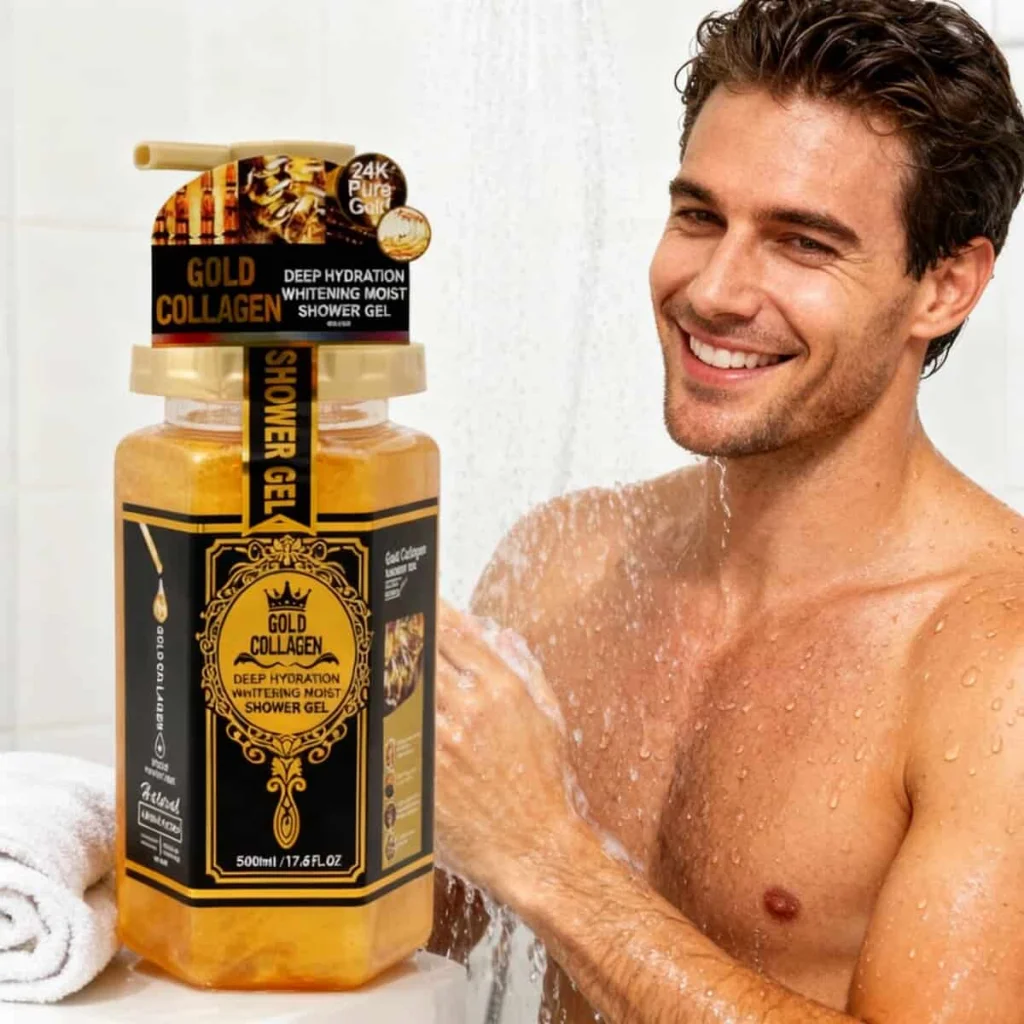 Gel de Duș cu Colagen și Aur 24K pentru Hidratare Intensă, 500ml - imagine 2