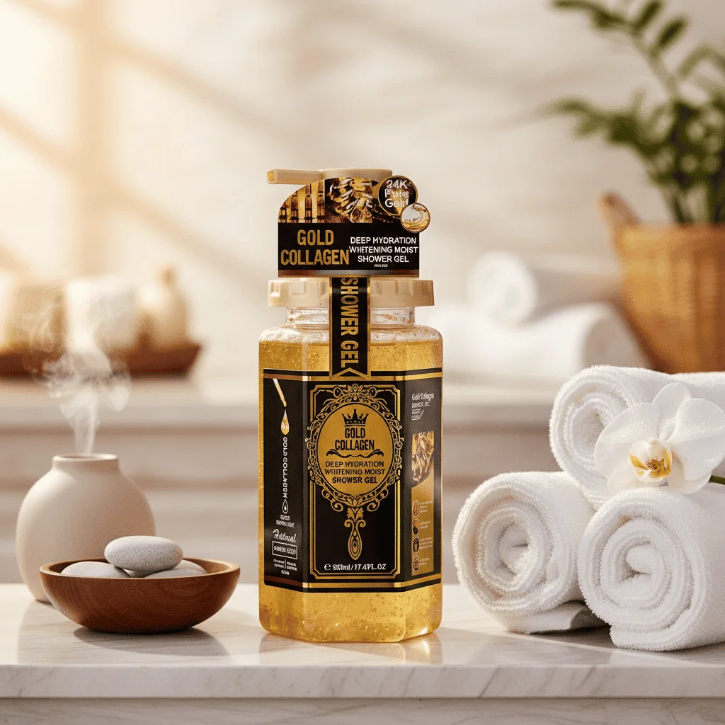 Gel de Duș cu Colagen și Aur 24K pentru Hidratare Intensă, 500ml - imagine 3