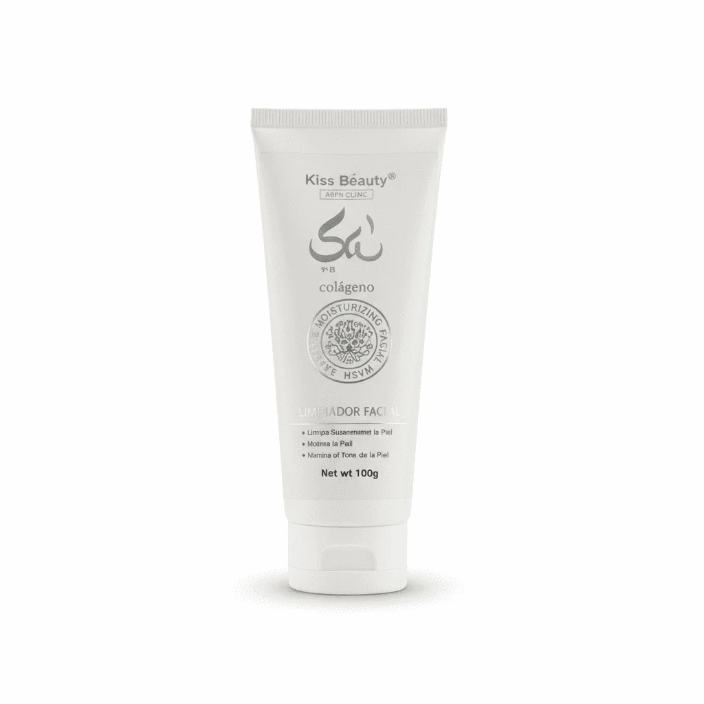 Gel de curățare facială cu colagen, Kiss Beauty, 100g