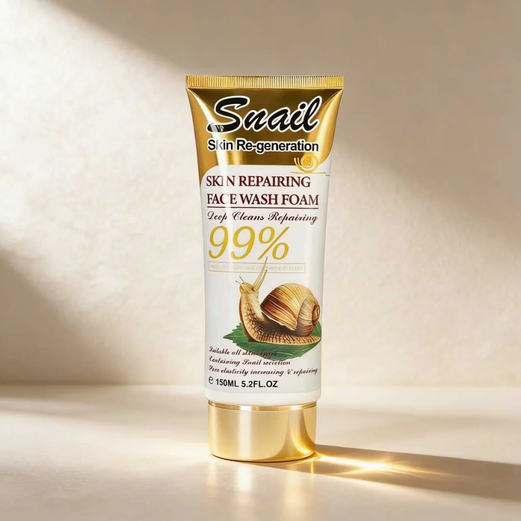 Gel de curățare facială cu extract de melc, Wokali, 150 ml - imagine 3