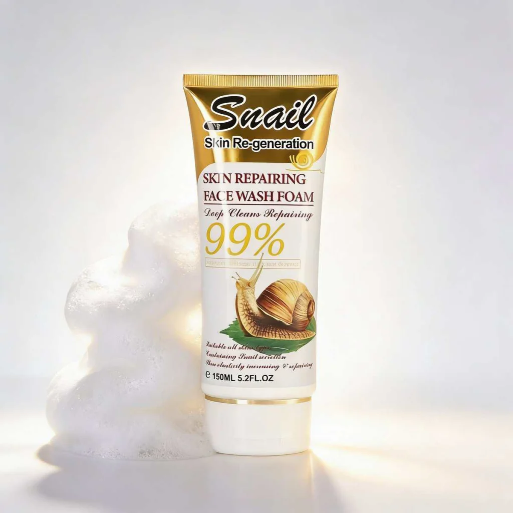 Gel de curățare facială cu extract de melc, Wokali, 150 ml - imagine 2