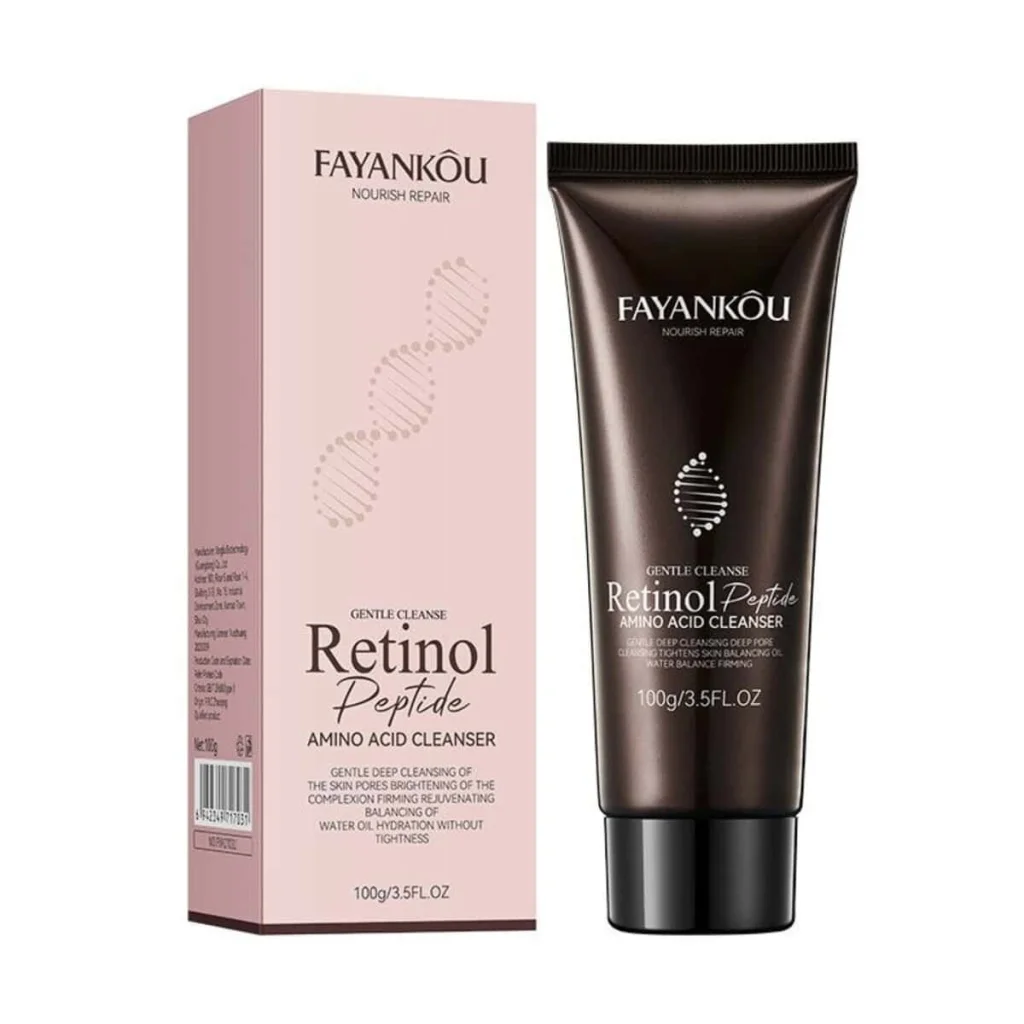Gel de curățare facială cu retinol și peptide, Fayankou, 100 g