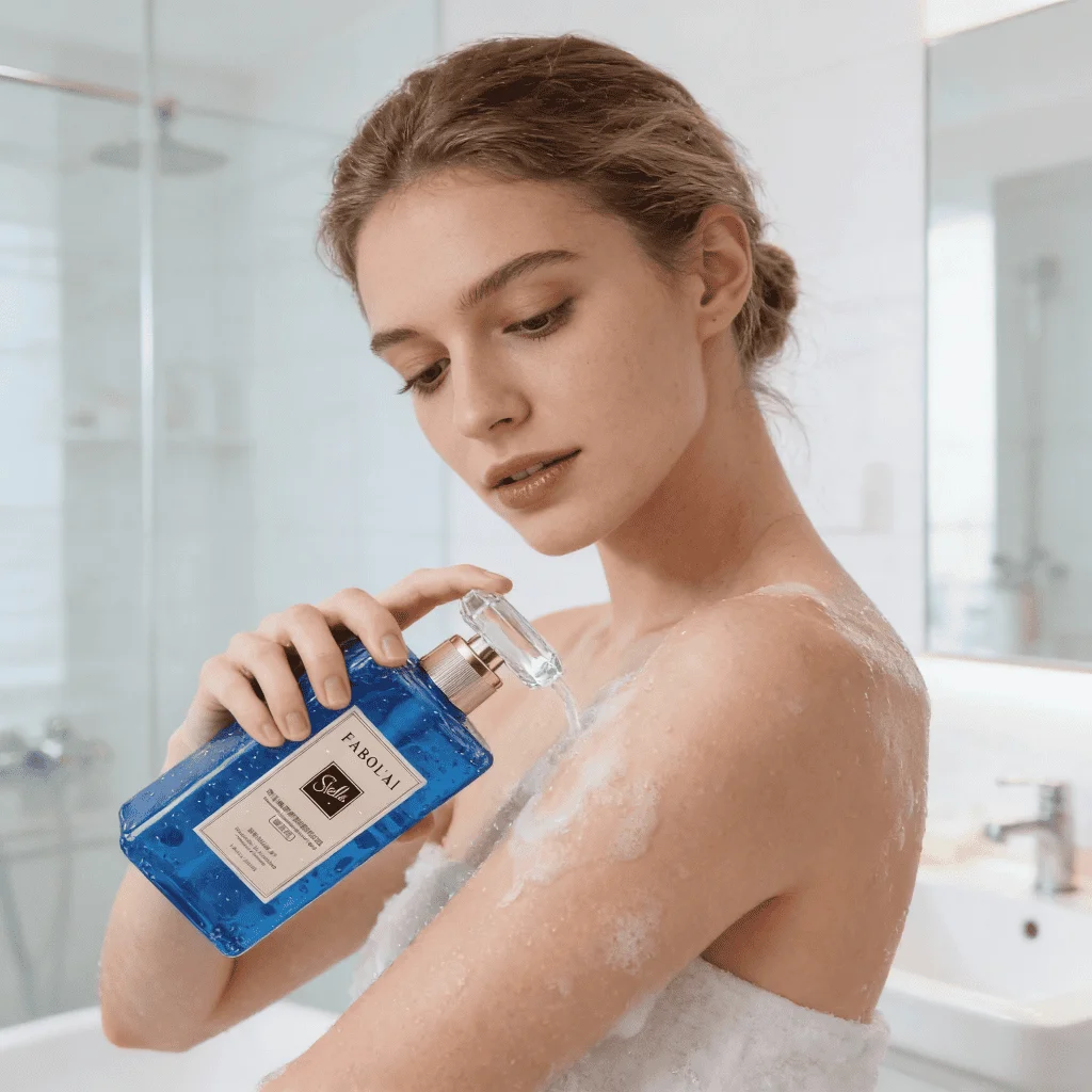 Gel de dus Fabolai blue, cantitate 300 ml - imagine 2