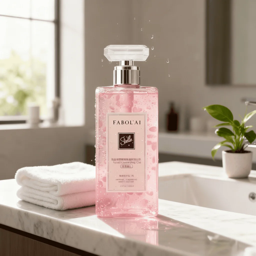 Gel de dus Fabolai pink, cantitate 300 ml - imagine 2