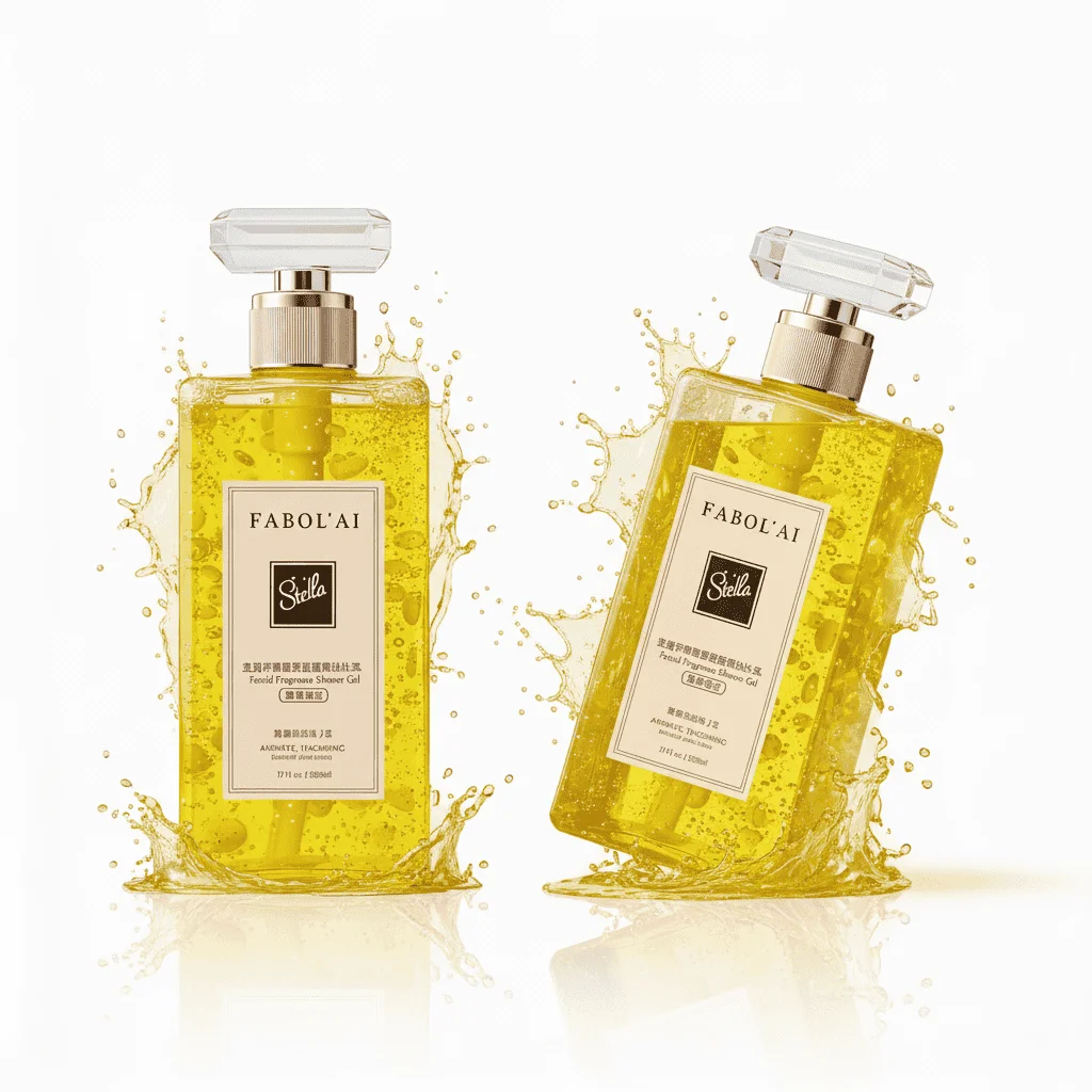Gel de dus Fabolai, yellow, 300 ml - imagine 3