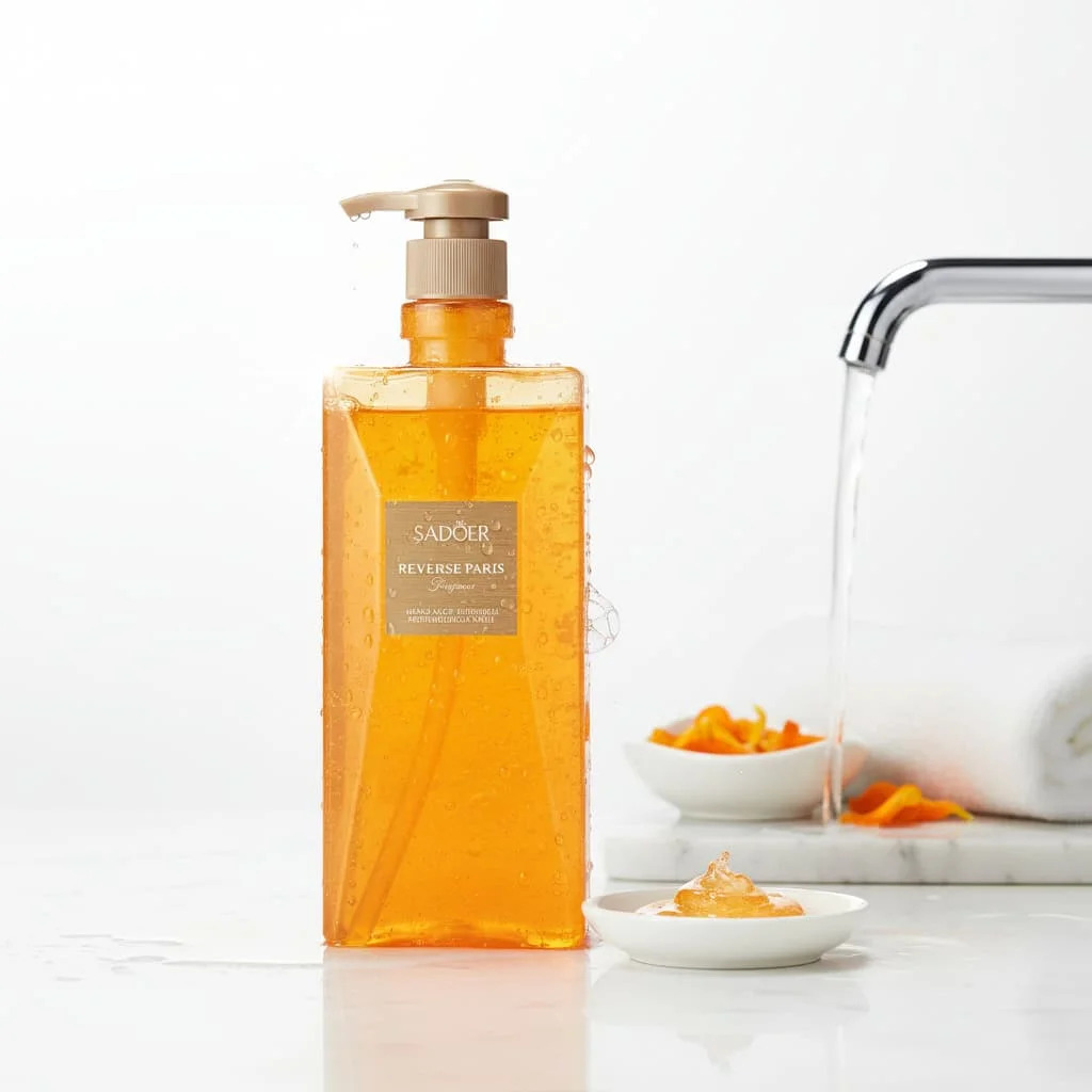 Gel de dus Reverse Paris, cu sclipici, 500ml - imagine 2