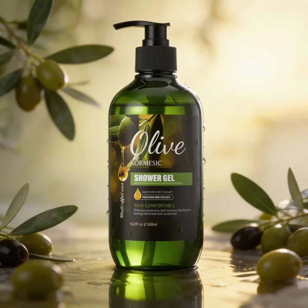 Gel de duș cu măsline, Kormesic, 500 ml - imagine 2