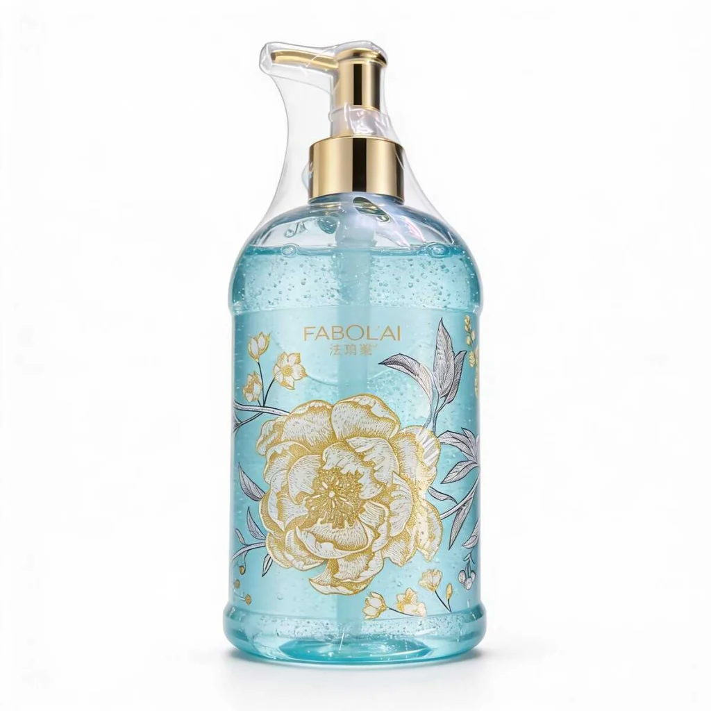 Gel de duș parfumat cu efect stălucitor, ocean, Fabolai, 500 ml - imagine 2