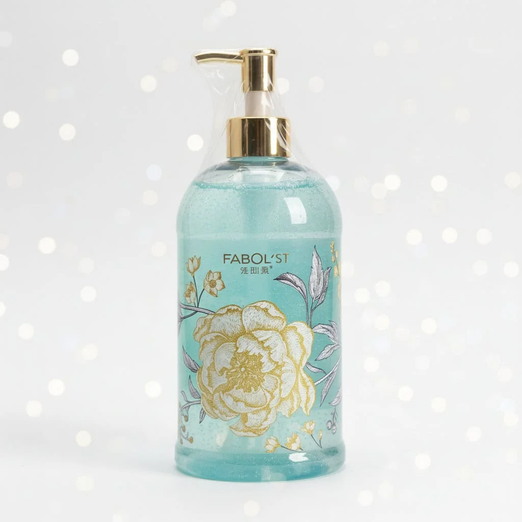 Gel de duș parfumat cu efect stălucitor, ocean, Fabolai, 500 ml - imagine 3