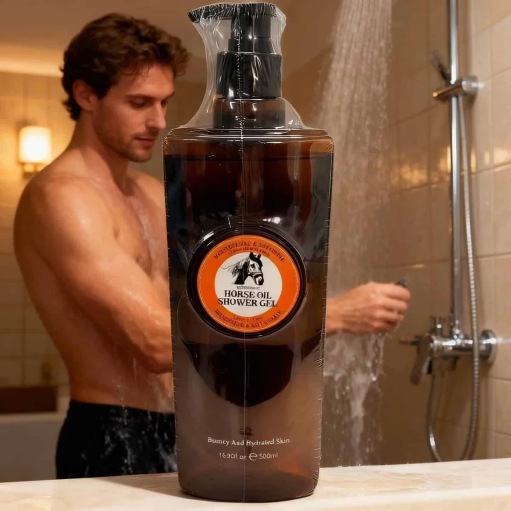 Gel de duș premium cu ulei de cal, 500ml - imagine 2