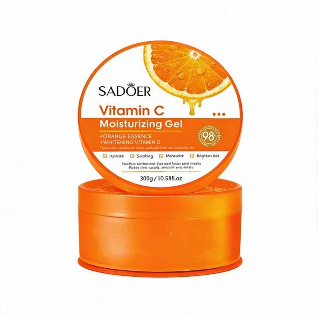 Gel hidratant de corp cu Vitamina C, Sadoer, 300 g