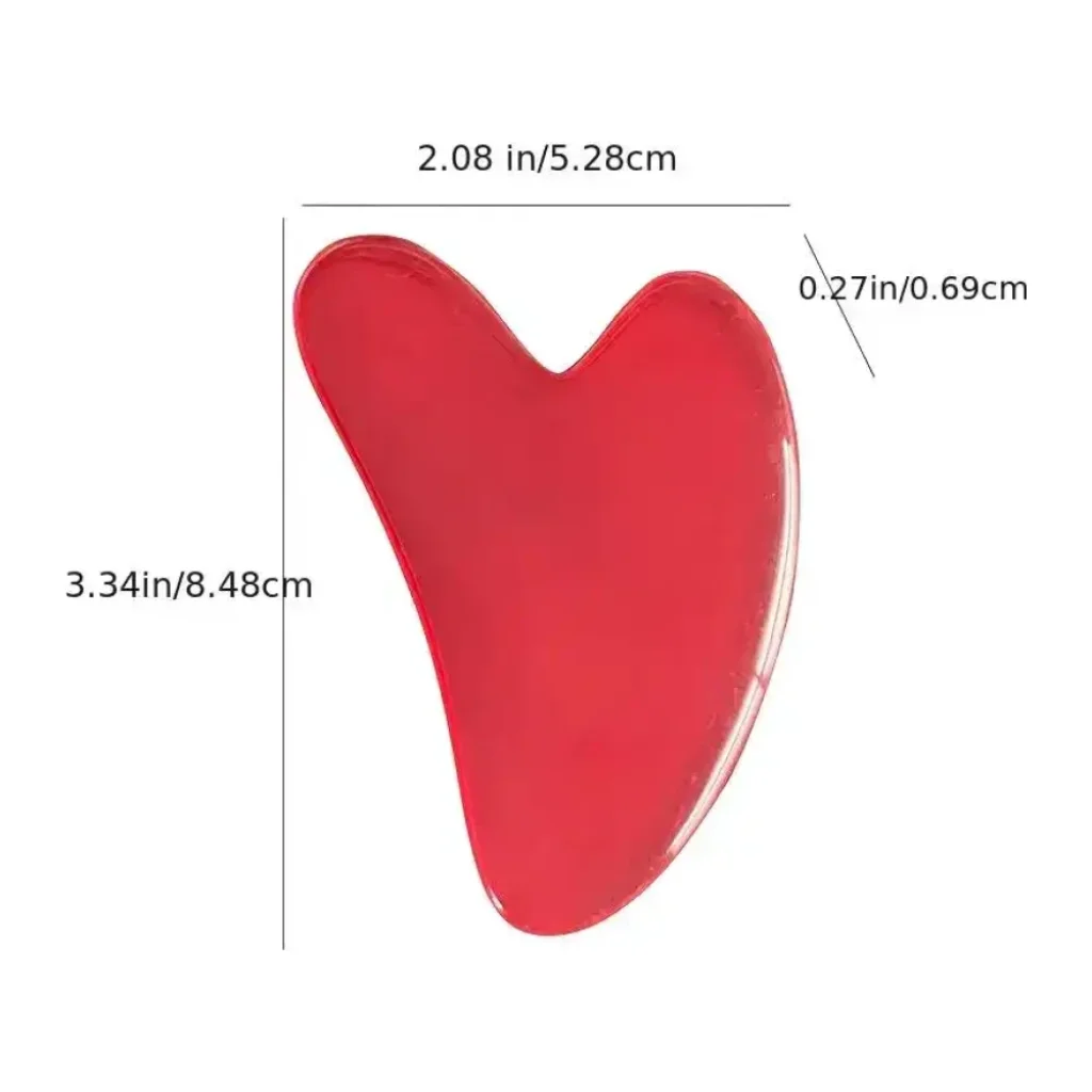 Gua Sha Quartz Roz - imagine 4