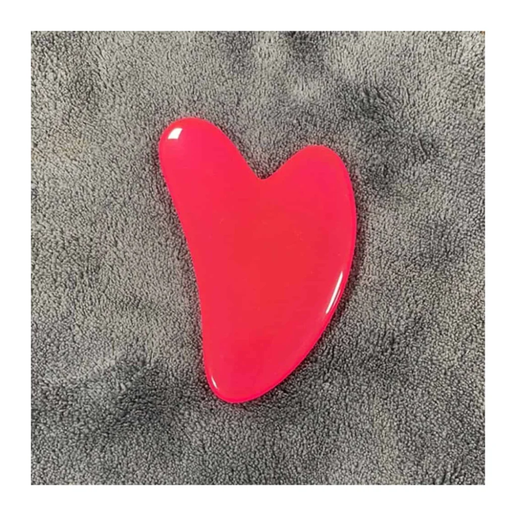 Gua Sha Quartz Roz - imagine 3