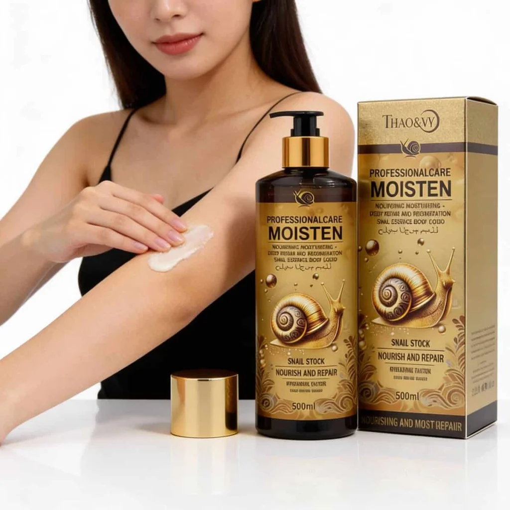 Lapte de corp hidratant cu extract de melc, Thao&Vy Moisten, 500 ml - imagine 4