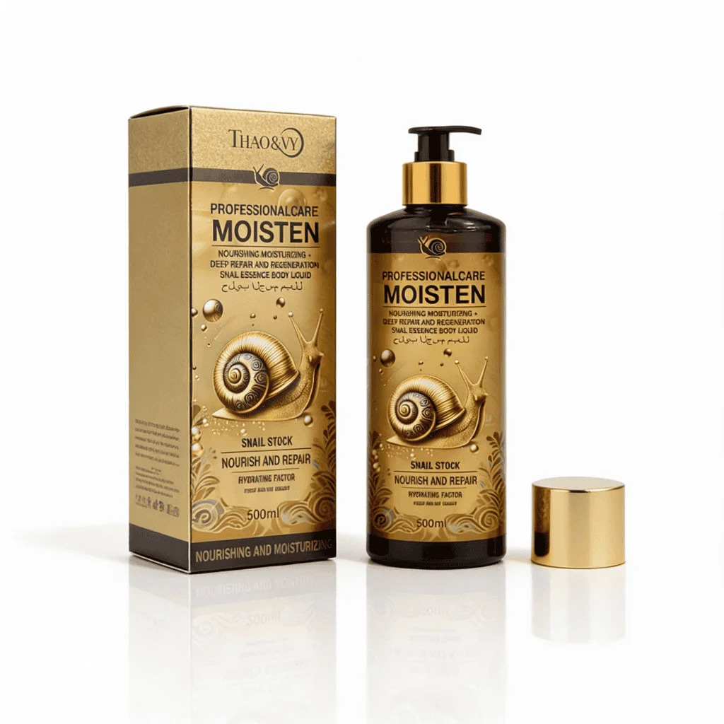 Lapte de corp hidratant cu extract de melc, Thao&Vy Moisten, 500 ml