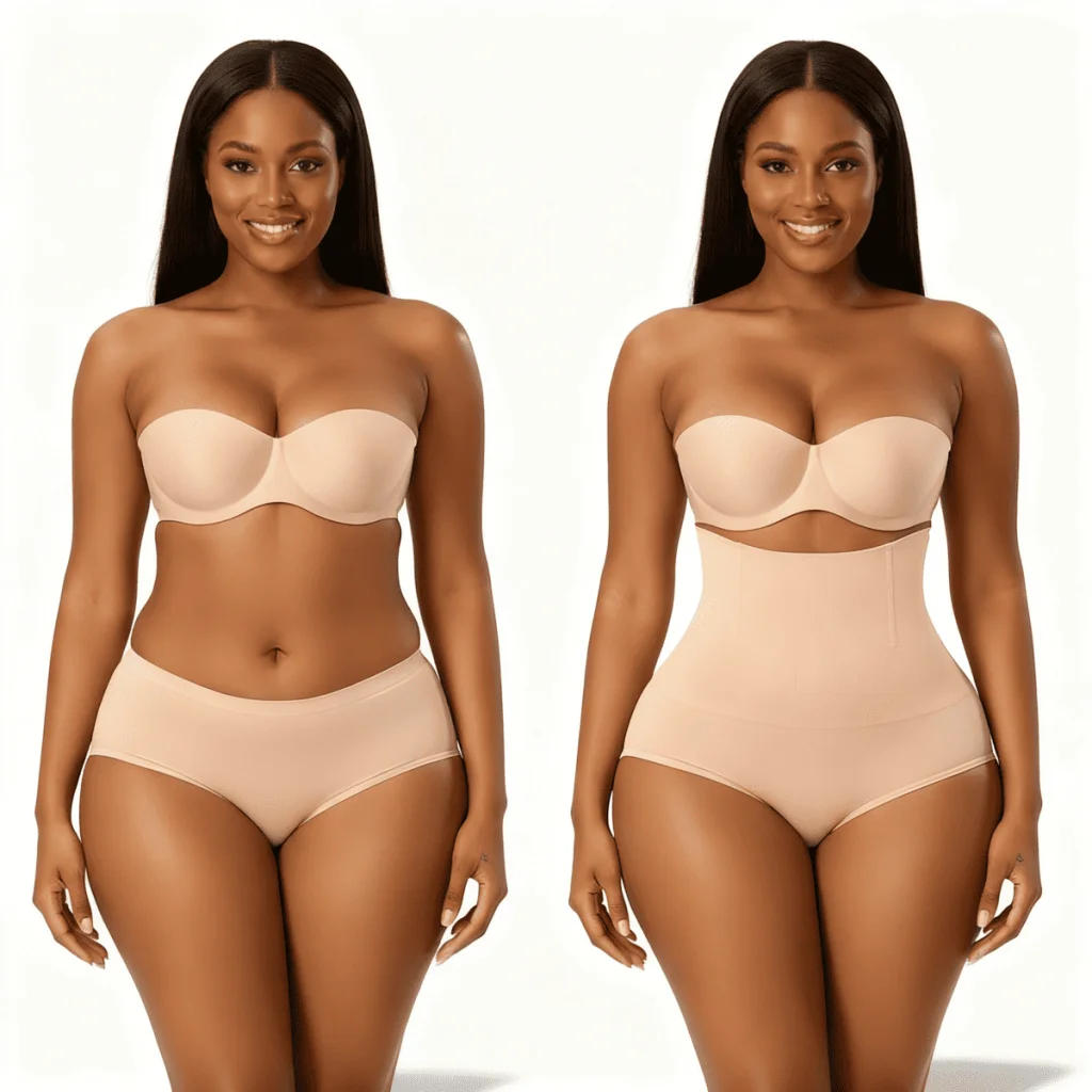 Lenjerie de corp modelatoare BodySlim cu talie înaltă - imagine 6