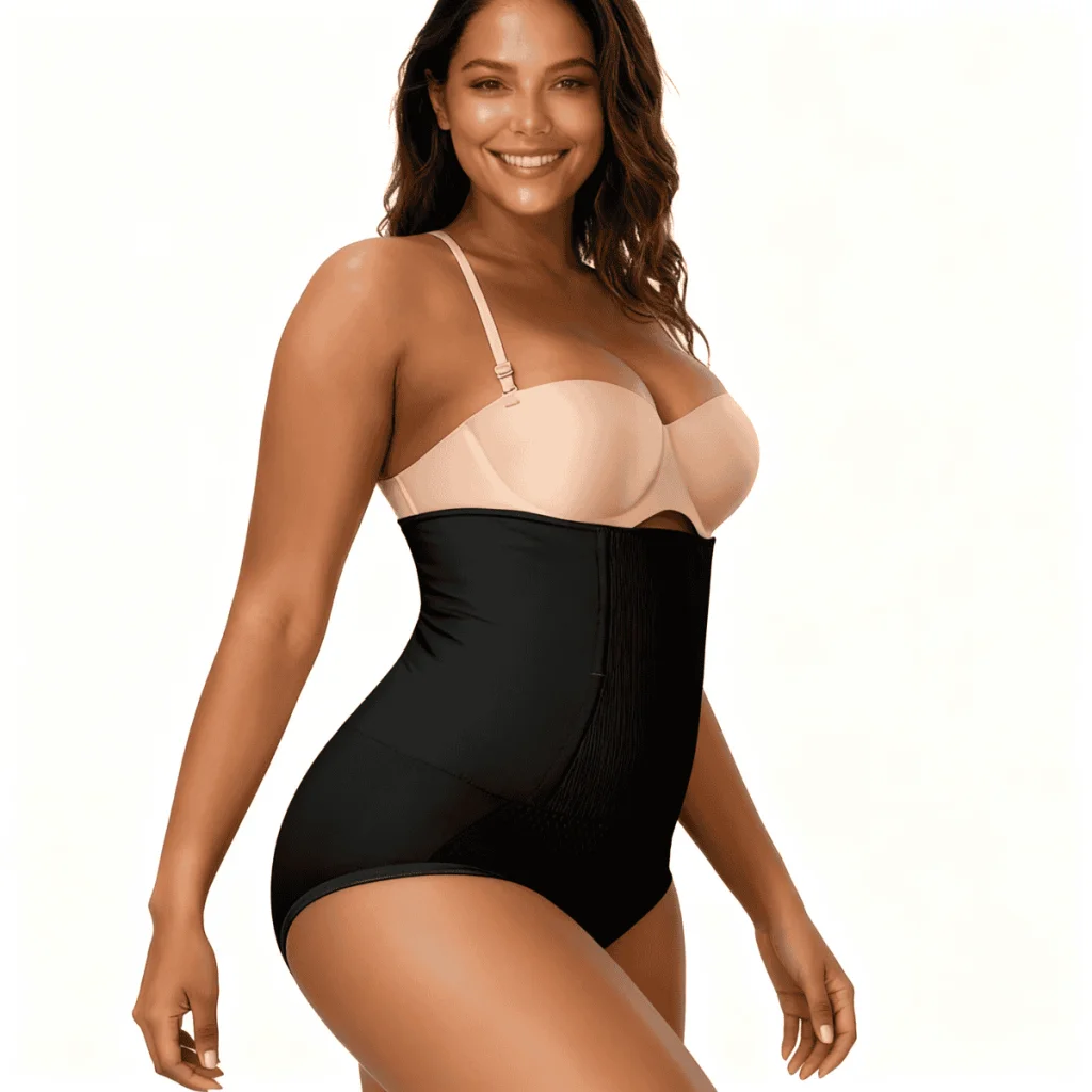 Lenjerie de corp modelatoare BodySlim cu talie înaltă - imagine 3