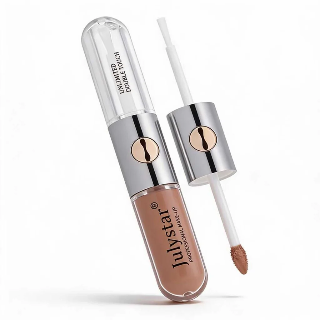 Lip Gloss, Bicolor lip, 2 in 1, Kiss Beauty, nuanta 03