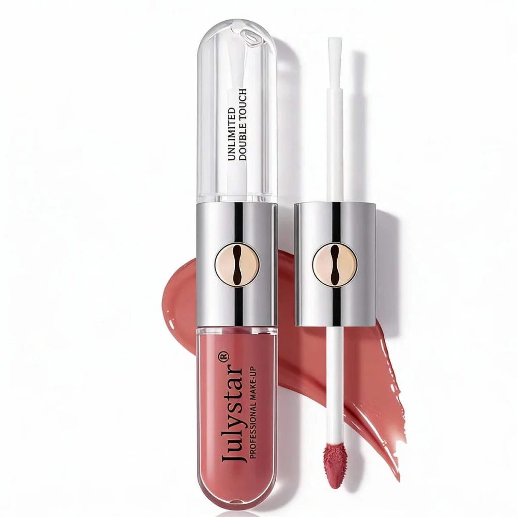 Lip Gloss, Bicolor lip, 2 in 1, Kiss Beauty, nuanta 11, 1 bucată - imagine 2