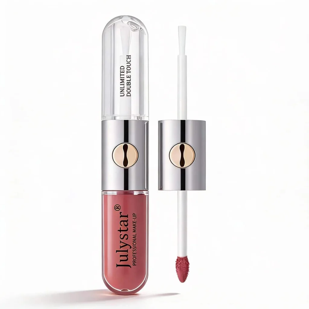 Lip Gloss, Bicolor lip, 2 in 1, Kiss Beauty, nuanta 11, 1 bucată