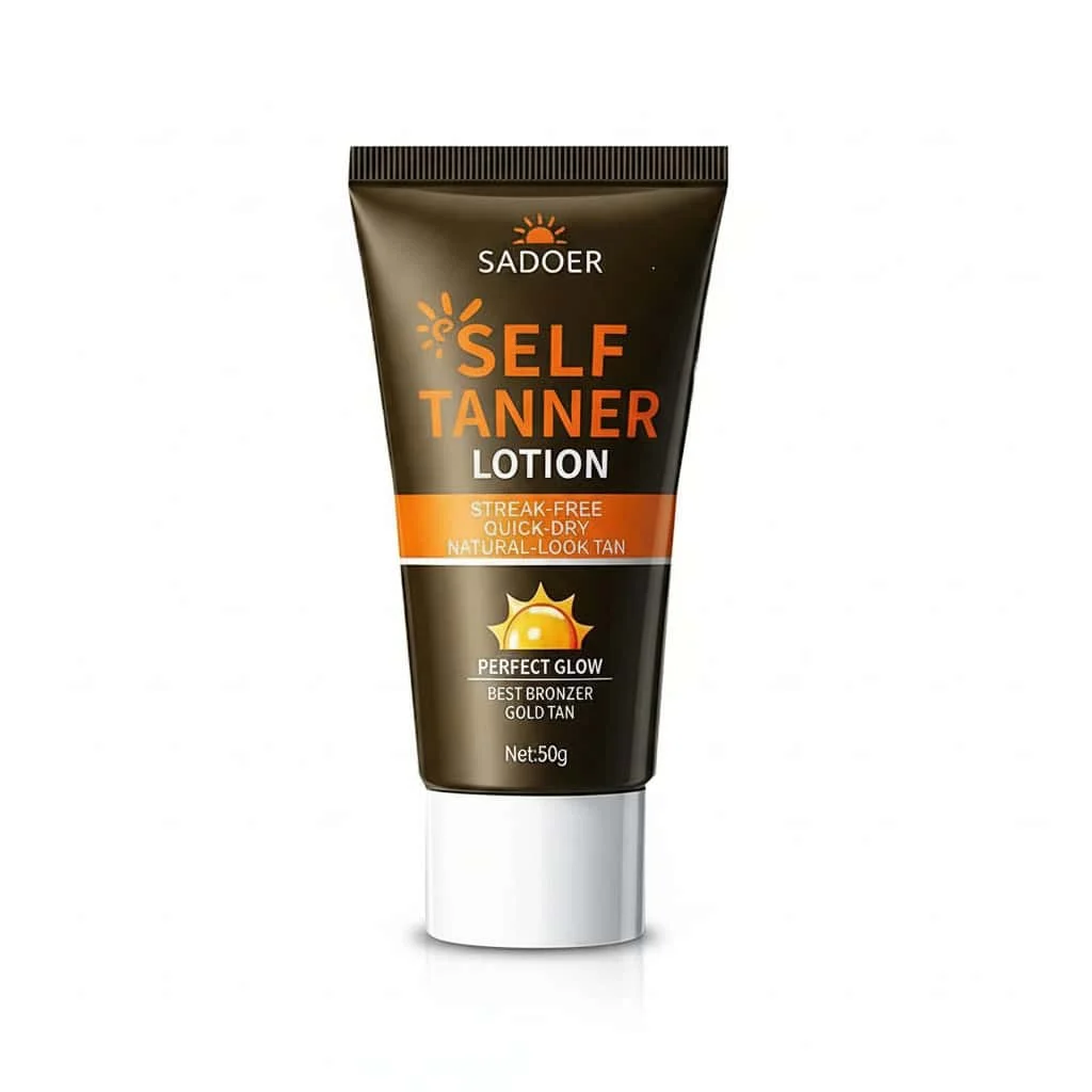 Loțiune de corp autobronzantă, Medium, Sadoer, 50g