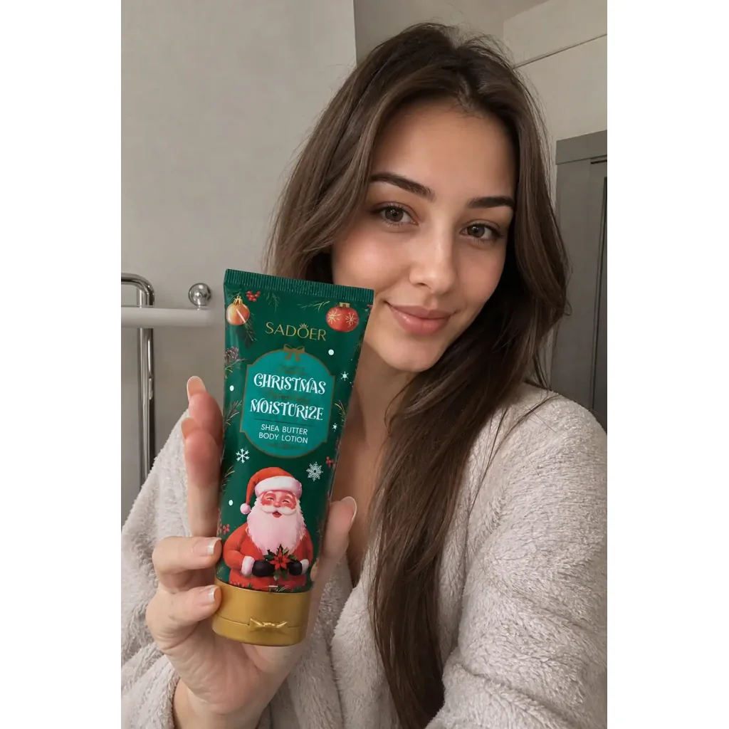 Lotiune de corp cu shea, editie de Craciun, 100g - imagine 7