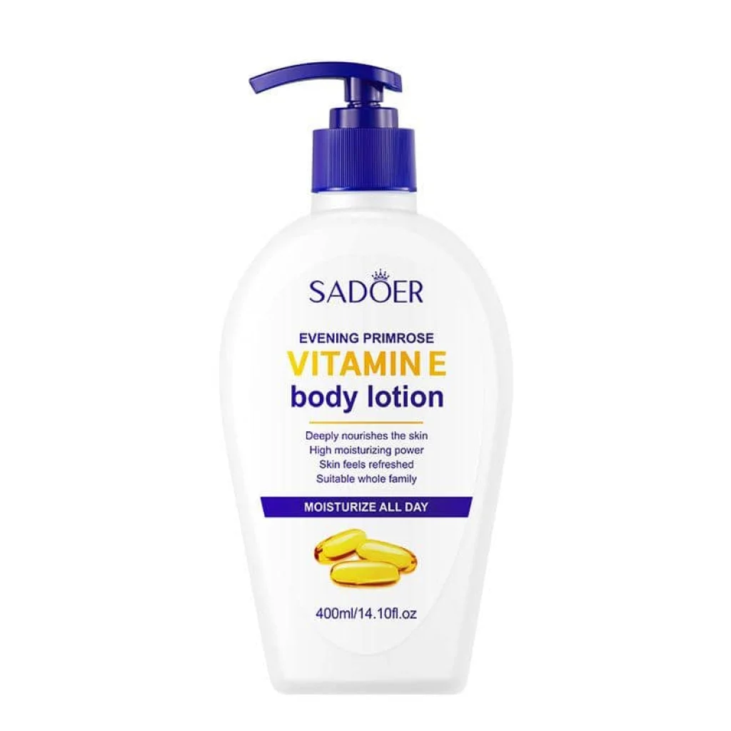 Lotiune de corp cu vitamina E, Sadoer, cantitate 400 ml