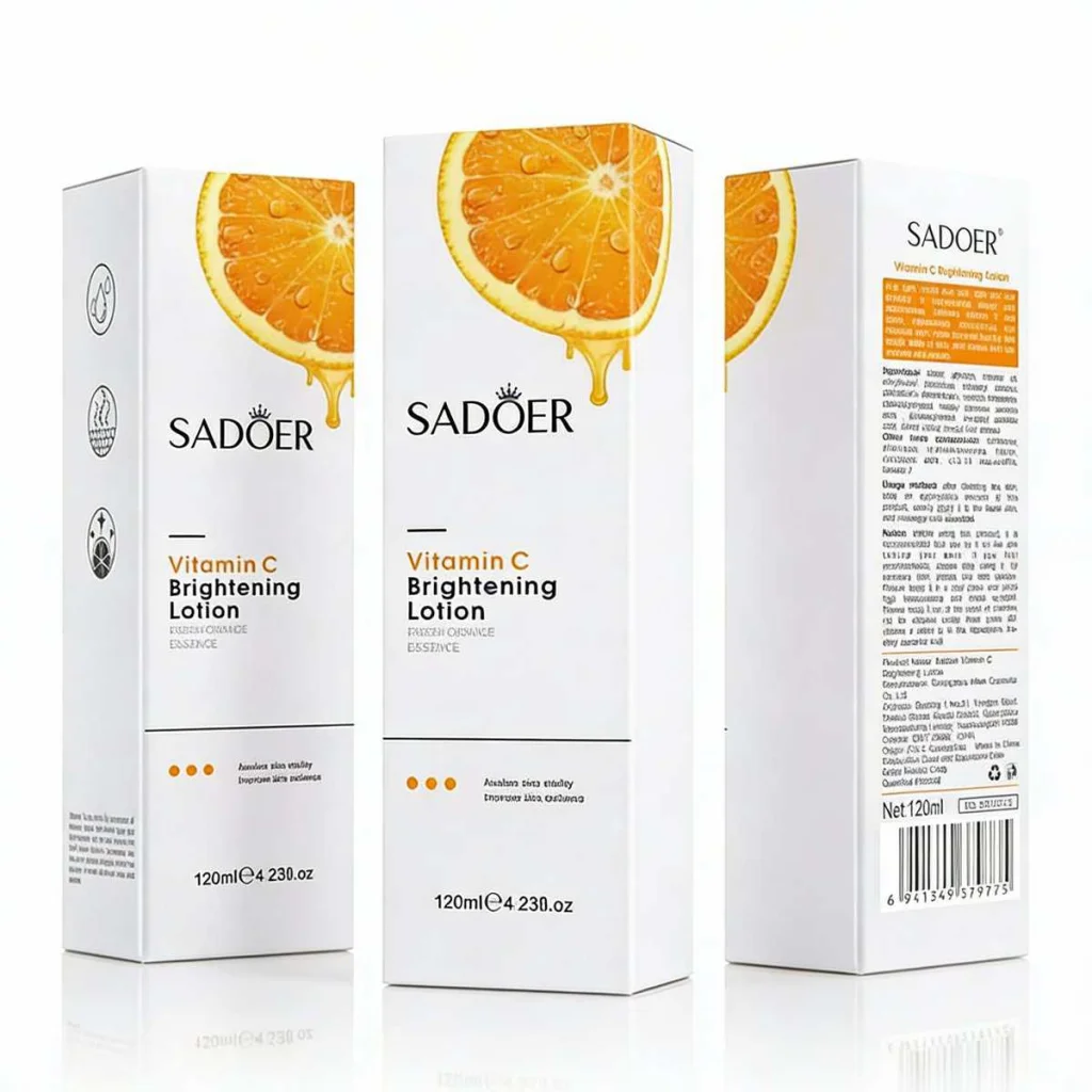 Loțiune iluminatoare cu vitamina C, Sadoer, 120 ml - imagine 3