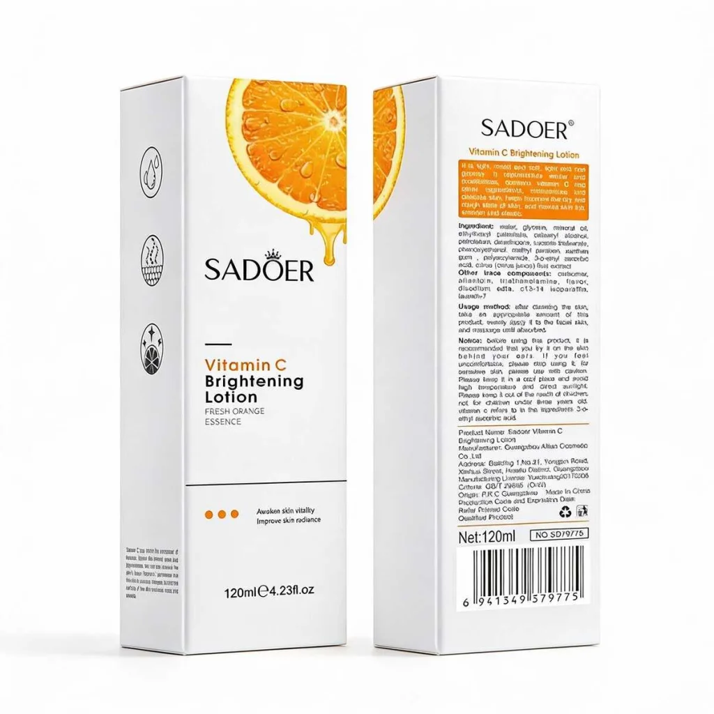 Loțiune iluminatoare cu vitamina C, Sadoer, 120 ml - imagine 2