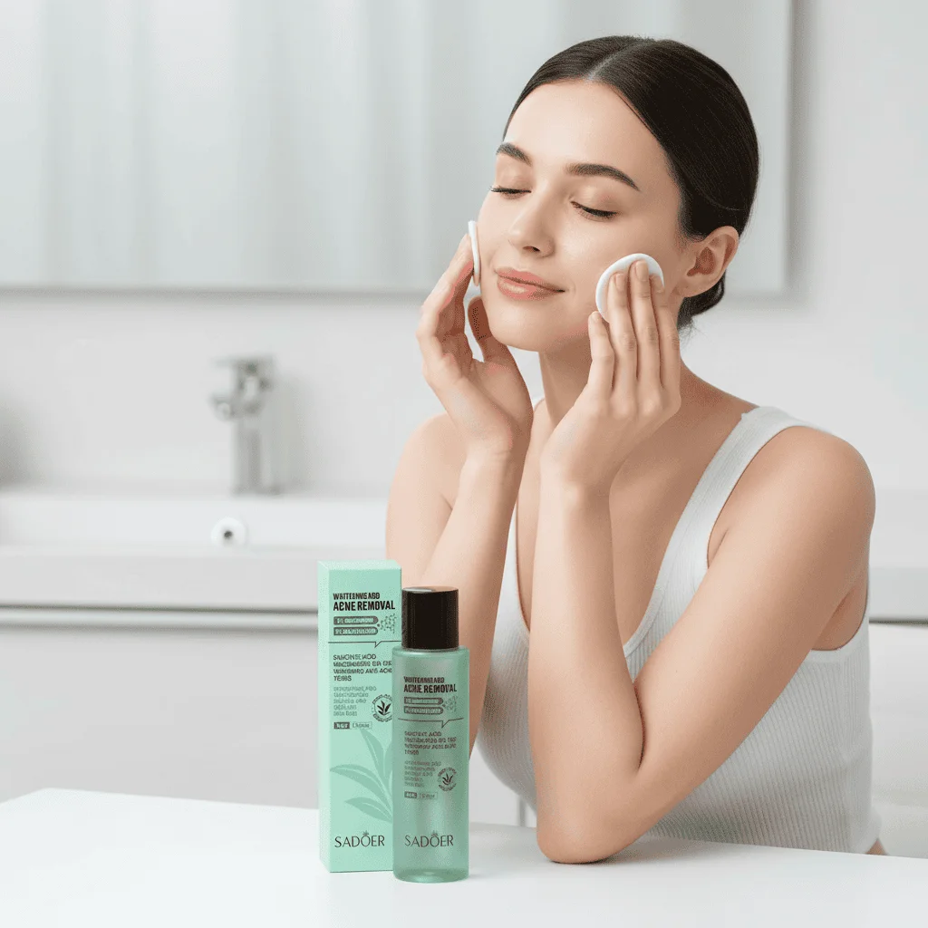 Loțiune tonică cu niacinamidă și acid salicilic pentru ten cu imperfecțiuni, Sadoer, 130 ml - imagine 3