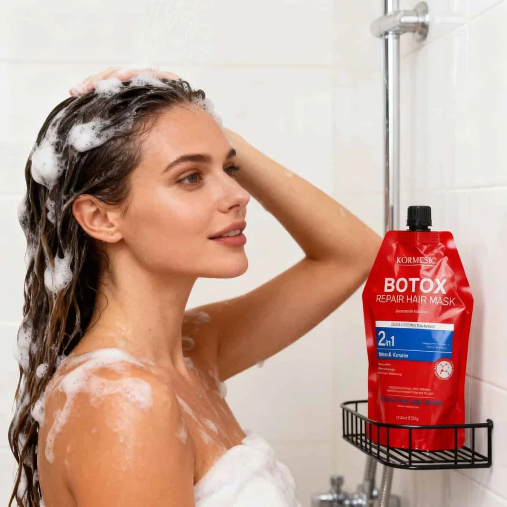 Mască 2în1 cu Keratină, Regenerare Intensă, 350 g - imagine 2