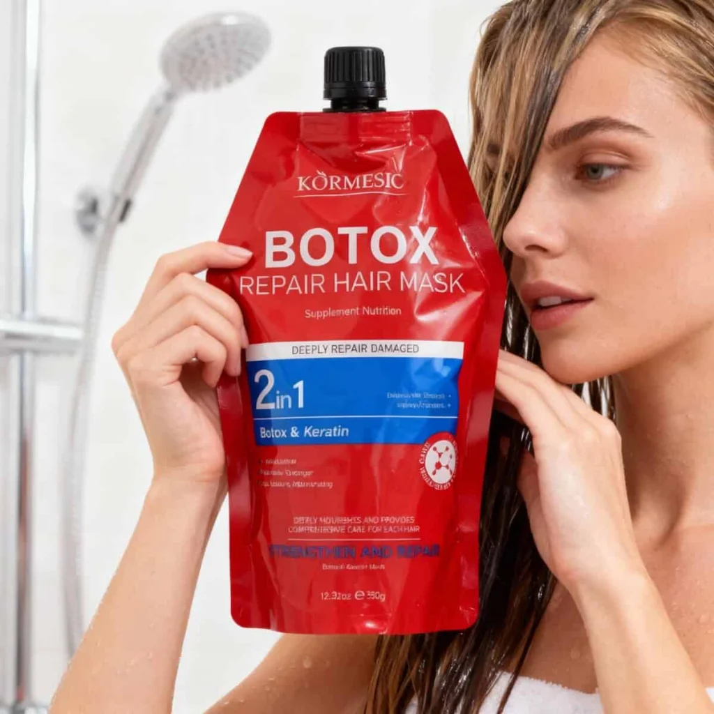 Mască 2în1 cu Keratină, Regenerare Intensă, 350 g - imagine 3