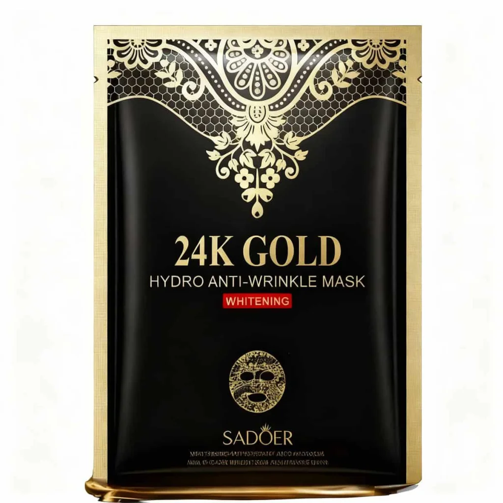 Masca de fata HYDRO GOLD, SADOER - imagine 2