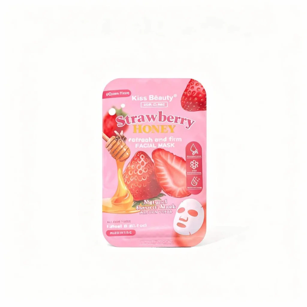 Masca de fata Kiss Beauty cu capsuni