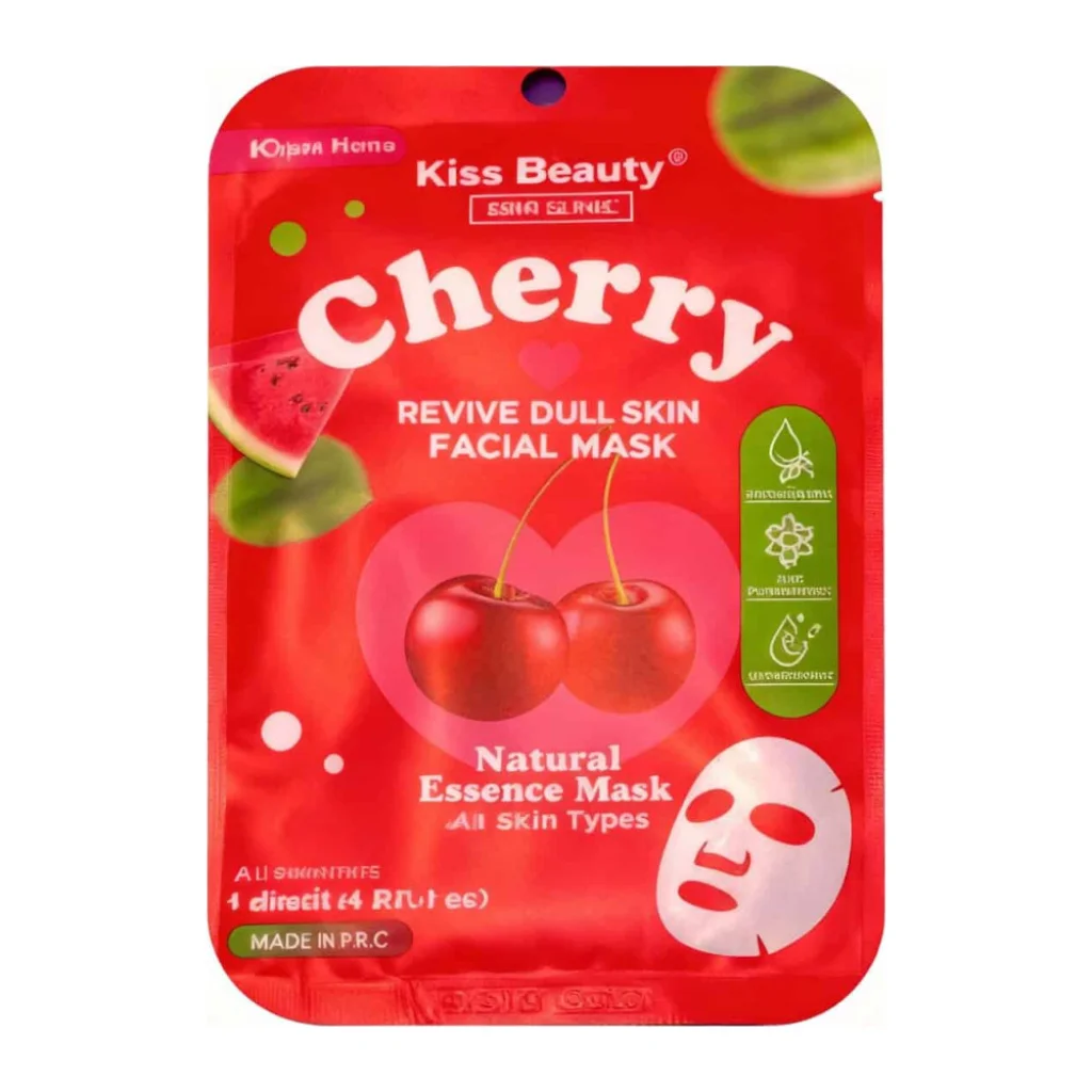 Masca de fata Kiss Beauty cu cirese, 8 g - imagine 2